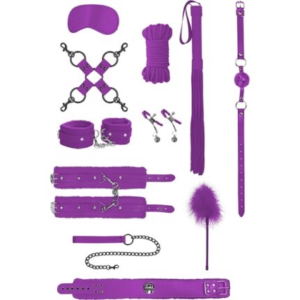KIT BONDAGE USUARIOS INTERMEDIOS - MORADO - 002
