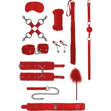 KIT BONDAGE USUARIOS INTERMEDIOS - ROJO - 002