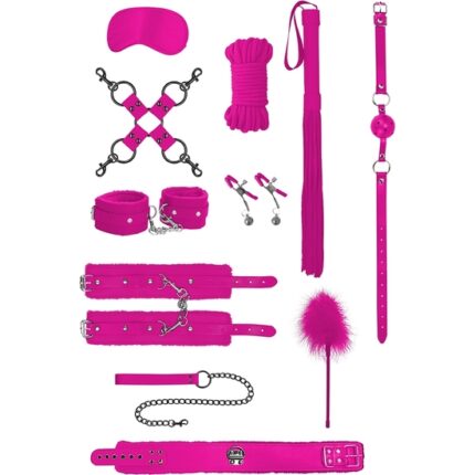 KIT BONDAGE USUARIOS INTERMEDIOS - ROSA - 002