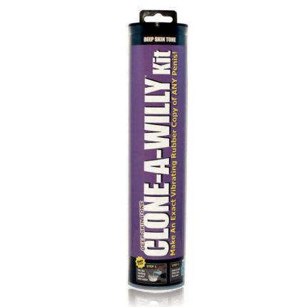 KIT CLONA TU PENE CON VIBRADOR PIEL OSCURA - 001