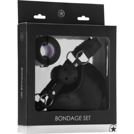 KIT DE BONDAGE - NEGRO - 002