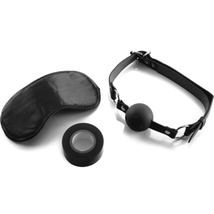 KIT DE BONDAGE - NEGRO - 001