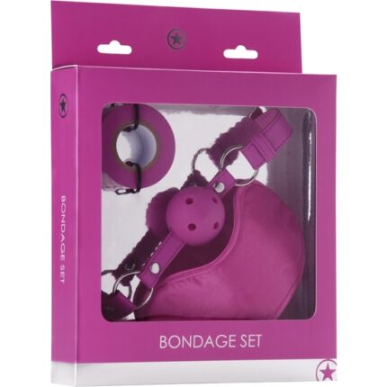 KIT DE BONDAGE - ROSA - 002