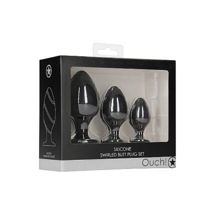 KIT DE PLUGS COLORIZADOS - NEGRO - 002