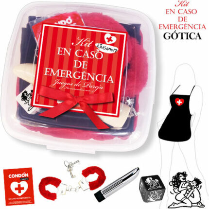 KIT ERÓTICO ENFERMERA GÓTICA - 001