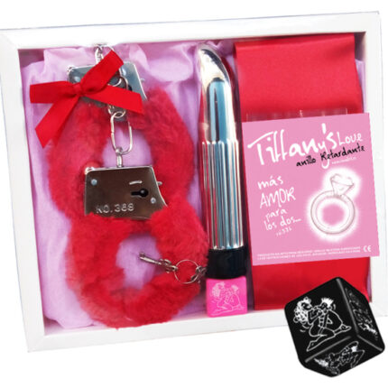 KIT FANTASY ROJO ANILLO TIFFANYS SILICONA - 001