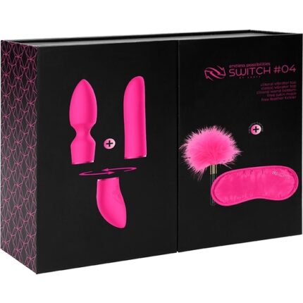 KIT VIBRADOR PLEASURE - ROSA - 002