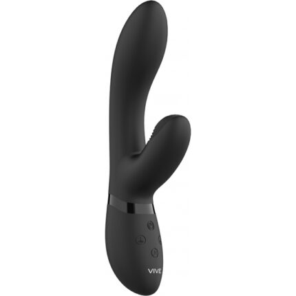 KYRA - RABBIT PUNTO G DE SILICONA - NEGRO - 001