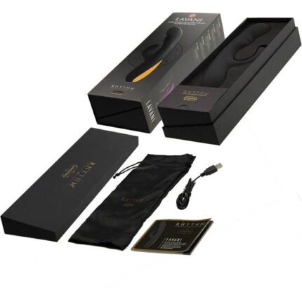LAVANI VIBRADOR SILICONA NEGRO - 002