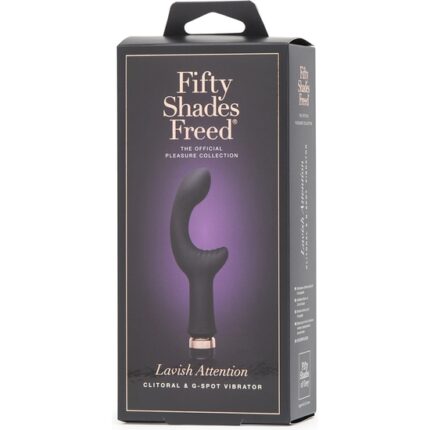 LAVISH ATTENTION VIBRADOR PUNTO G Y CLÍTORIS - MORADO - 002