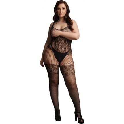 LE DESIR BODY SEXY DE CUERPO ENTERO - NEGRO - 001