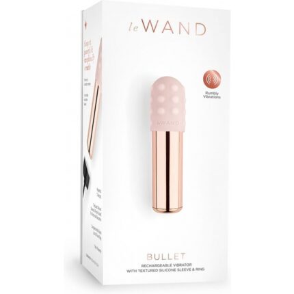 LE WAND - MINI VIBRADOR - ORO ROSA - 002