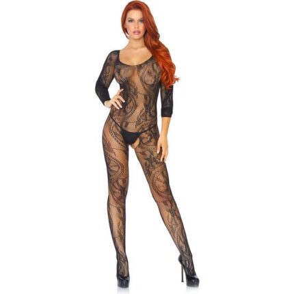 LEG AVENUE BODY ENTERO DE ENCAJE - 002