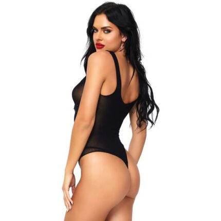 LEG AVENUE BODY NEGRO OPACO CON LAZADA - 002