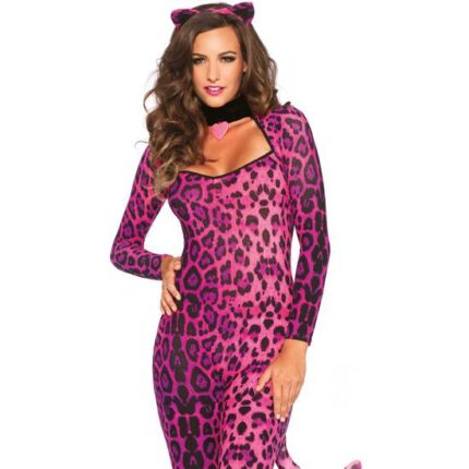 LEG AVENUE DISFRAZ FEMENINO GATITA BONITA ROSA - 002