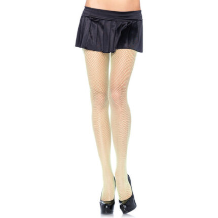LEG AVENUE PANTIES DE REJILLA VERDE NEON - 001