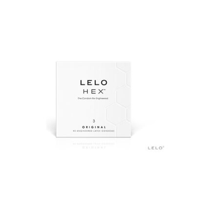 LELO HEX ORIGINAL 3 PRESERVATIVOS - 001