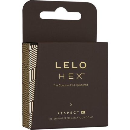 LELO HEX PRESERVATIVOS RESPECT XL 3UDS - 001