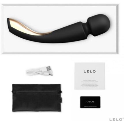 LELO - SMART WAND 2 MASAJEADOR GRANDE - NEGRO - 002