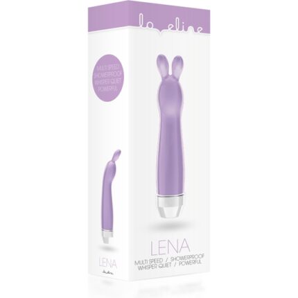 LENA VIBRADOR MULTIVELOCIDAD MINI CONEJITO MORADO - 002
