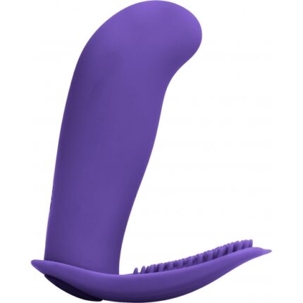 LEON VIBRADOR SILICONA CONTROL REMOTO - MORADO - 001