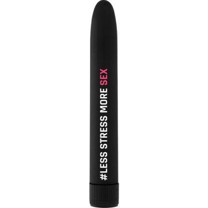 #LESSSTRESSMORESEX - VIBRADOR NEGRO - 001