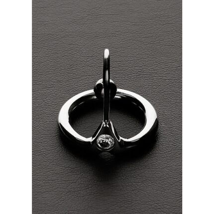 LOCK N LOAD - ANILLO PARA EL PENE CON PLUG ACERO INOX - 002