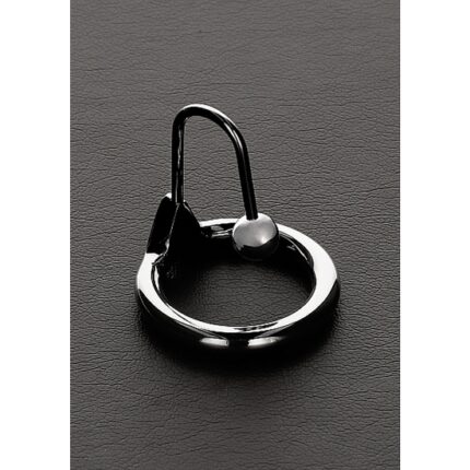 LOCK N LOAD - ANILLO PARA EL PENE CON PLUG ACERO INOX - 001