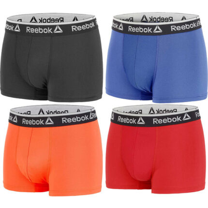 LOTE 4 BOXER CALZONCILLO REEBOK PARA HOMBRE - 4 COLORES - 001