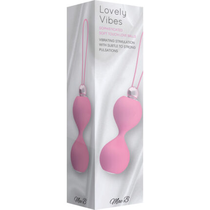 LOVE BALLS BOLAS CHINAS TACTO SUAVE ROSA - 002