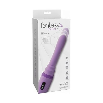 LOVE THRUST-HER VIBRADOR SILICONA - MORADO - 002