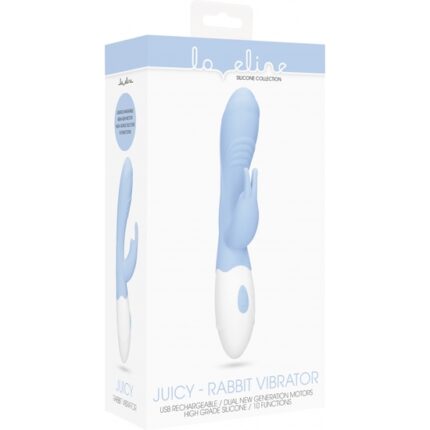 LOVELINE CONEJITO VIBRADOR JUICY AZUL - 002