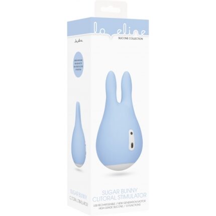 LOVELINE ESTIMULADOR CLITORIAL SUGAR BUNNY AZUL - 002