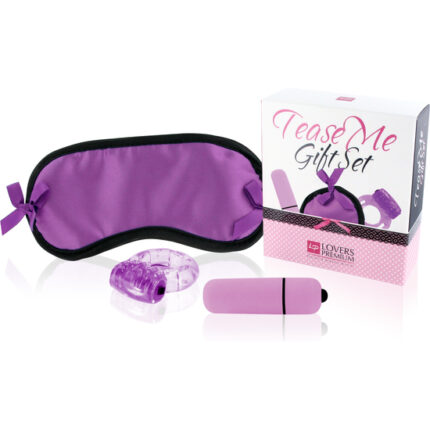 LOVERS PREMIUM TEASE ME SET DE REGALO MORADO - 001