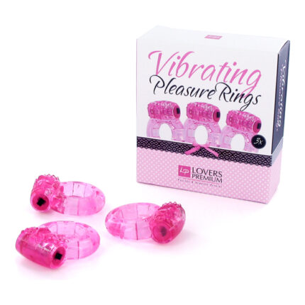 LOVERSPREMIUM - ANILLOS DE PLACER 3 UDS ROSA - 001