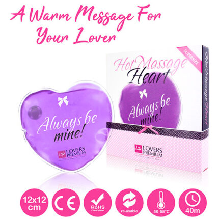 LOVERSPREMIUM - HOT MASSAGE HEART XL BE MINE - 002