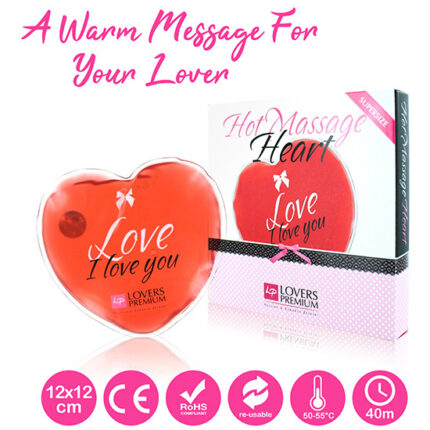 LOVERSPREMIUM - HOT MASSAGE HEART XL LOVE - 002