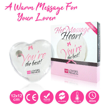 LOVERSPREMIUM - HOT MASSAGE HEART XL THE BEST - 002