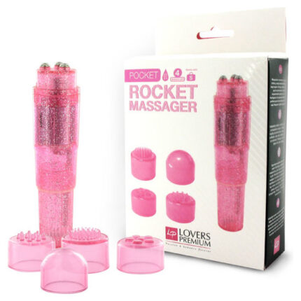 LOVERSPREMIUM - POCKET ROCKET MASAJEADOR ROSA - 001