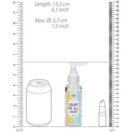 LUBRICANTE BASE AGUA - SQUIRT ME ALL OVER - 100 ML - 002