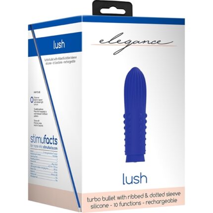 LUSH BALA TURBO RECARGABLE SILICONA - AZUL - 002