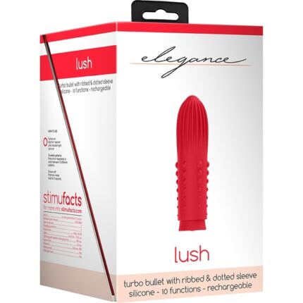 LUSH BALA TURBO RECARGABLE SILICONA - ROJO - 002