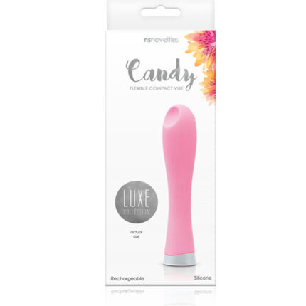 LUXE CANDY VIBRADOR DE SILICONA - ROSA - 002