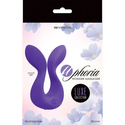 LUXE UPHORIA - VIBRADOR PARA PAREJAS MORADO - 002