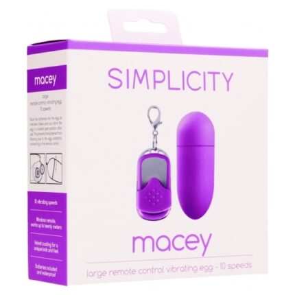 MACEY HUEVO CONTROL REMOTO - MORADO - 002