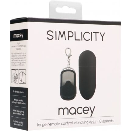 MACEY HUEVO CONTROL REMOTO - NEGRO - 002