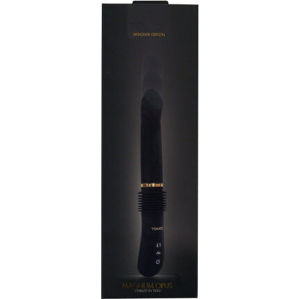 MAGNUM OPUS THRUSTER - VIBRADOR FLEXIBLE NEGRO - 002