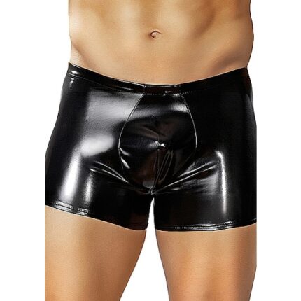 MALE POWER BOXER EFECTO LATEX NEGRO - 001