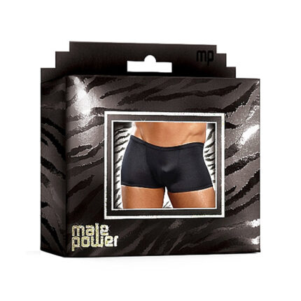 MALE POWER BOXER SATINADO NEGRO - 002
