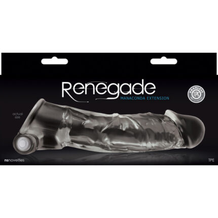 MANACONDA FUNDA PENE CON VIBRACIÓN TRANSPARENTE - 002